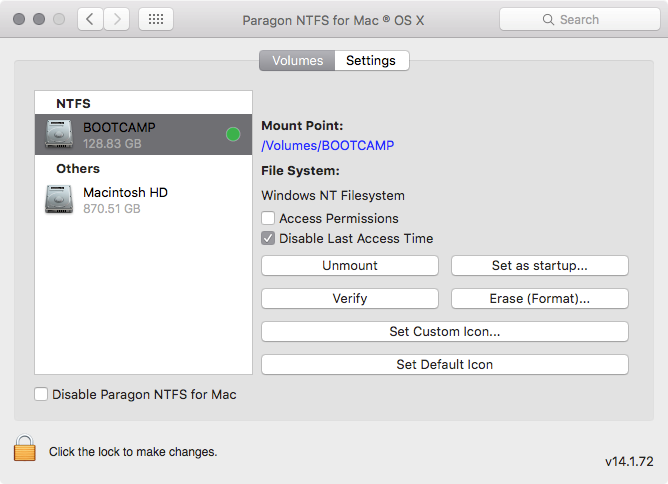 removing paragon ntfs for mac
